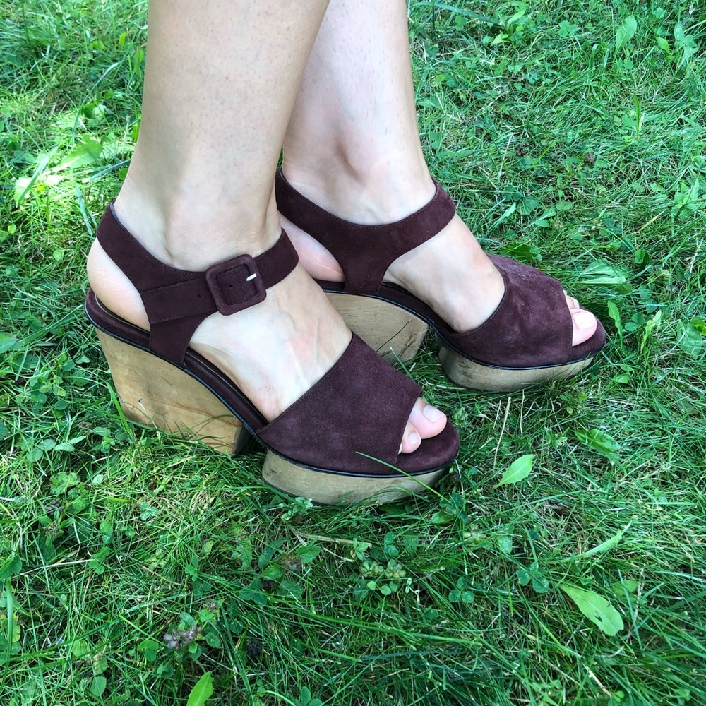 Marni Suede Platform Wedges
